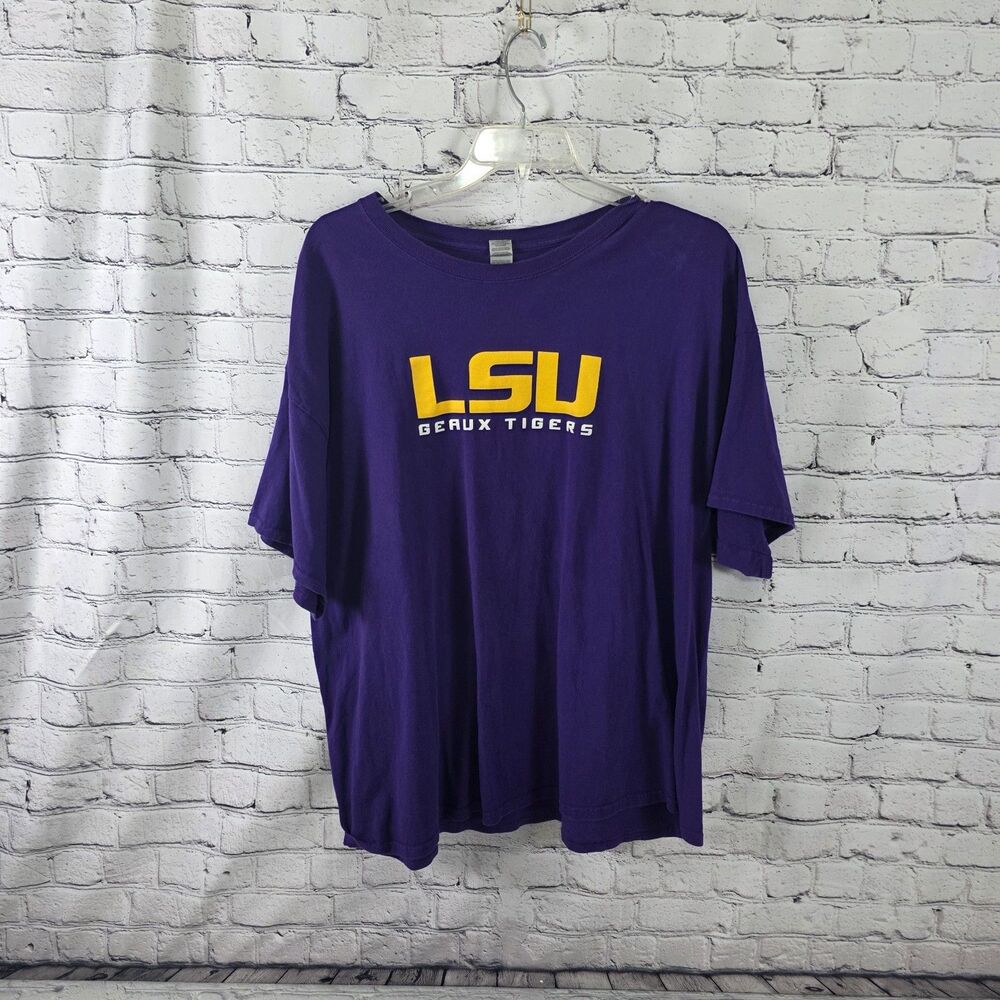 LSU Tigers Men's 3XL Purple Short Sleeve T-Shirt
